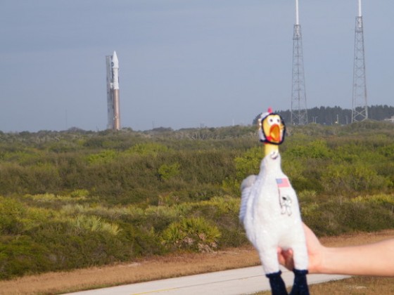 Camilla watches the rollout, too. Image: Nancy Atkinson